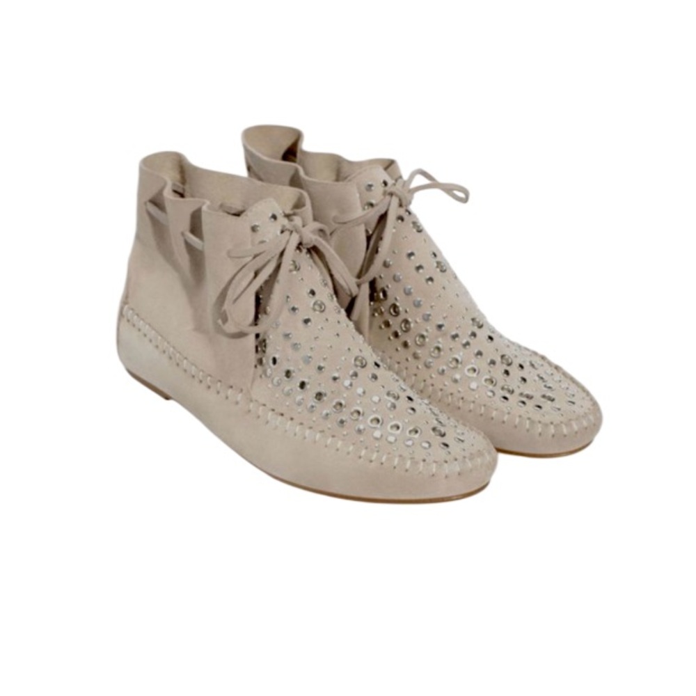 Boho Zara Suede Moccasin Booties